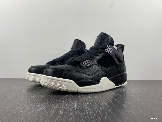 TBK Retro Black 4 Hair Pony 819139-010 Jordan 0725